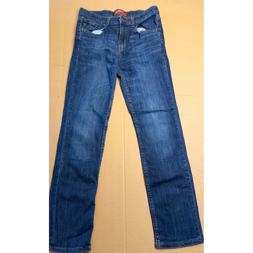 Arizona Jean Co Skinny Jeans Boys 16 Reg Medium Wash Blue Denim Stretch Pants